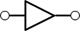 ANSI /IEEE Buffer symbol