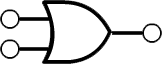 ANSI / IEEE OR Gate symbol